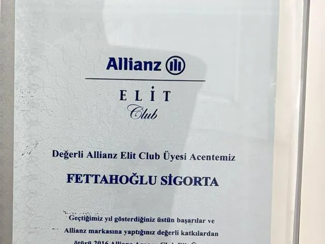2016 — Allianz Elit Club Üyeliği