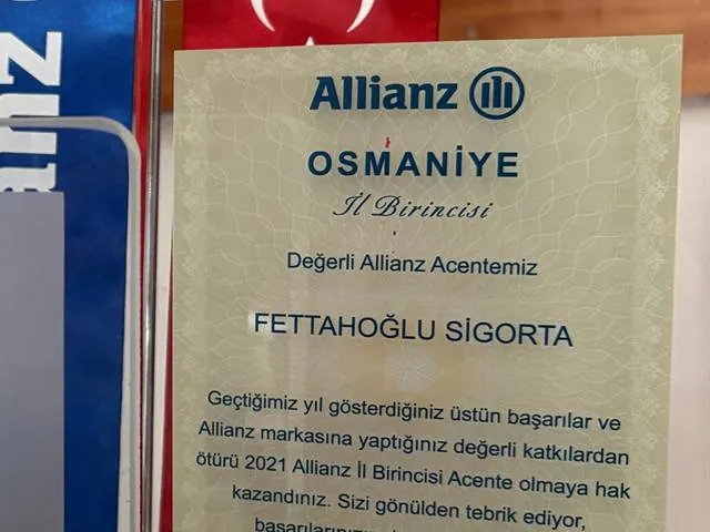 2021 — Allianz Osmaniye İl Birincisi